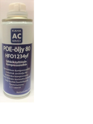 Kompressoriöljy POE80 (hybridit/sähköautot) 250ml L11084YF